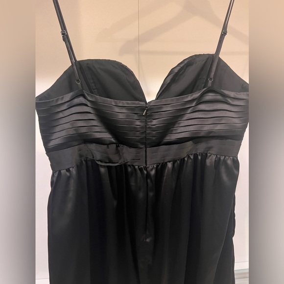BCBGeneration Black Satin Dress - Picture 2 of 4